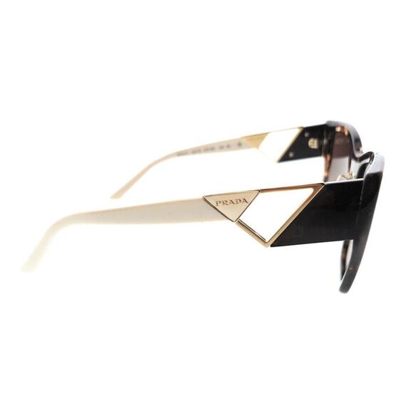 Prada 0PR 21YS 07R6S1 Caramel Tortoise Square Sunglasses - Picture 5 of 5